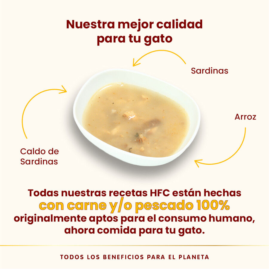 50 g Almo Nature HFC Hydration Help Sardinhas com Caldo sach&ecirc; para gatos, , large Imagem n&uacute;mero 3